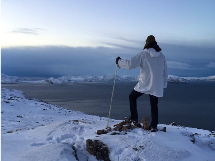 To get to Antarctica, he started in Vancouver and worked his way down.