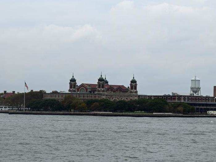 Ellis Island comes into view a few minutes later. (This is another great opportunity for a photo.)