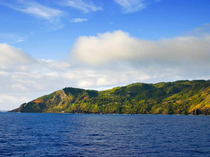 1. Pitcairn Island is the furthest island from a mainland in the world, with a population of just 49. The nearest airport is 330 miles west in the Gambier Islands, but the nearest mainland is New Zealand, which is 3,390 miles away.