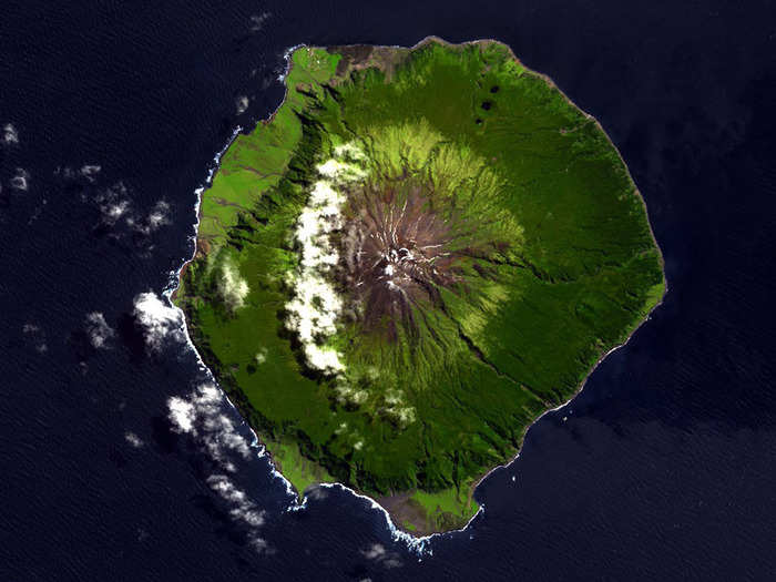 7. Tristan da Cunha is one of the most remote inhabited islands in the world. It lies 1,200 miles from the nearest inhabited land, and 1,500 miles from the nearest continental land, South Africa. It has 265 permanent inhabitants, but as there