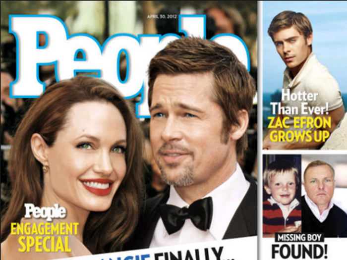 After seven years and six children together, "Brangelina" finally announced their engagement in 2012.