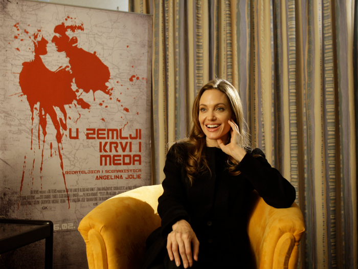 In 2011, Jolie made her directorial debut with the wartime drama "In the Land of Blood and Honey" — a love story set during the Bosnian War.