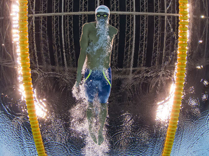 Andreas Onea of Austria competes in the men