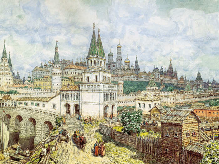 Moscow was founded in the 12th century. By the 17th century, the Tsars (aka Slavic monarchs including Ivan IV and the Romanovs) were in charge.