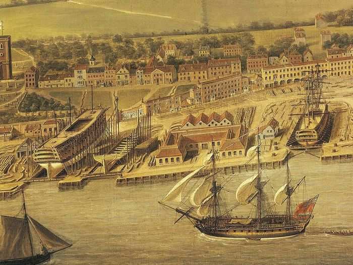 By the 11th century, London was the largest port in England.