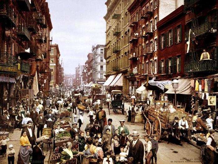 Between 1870 and 1915, New York