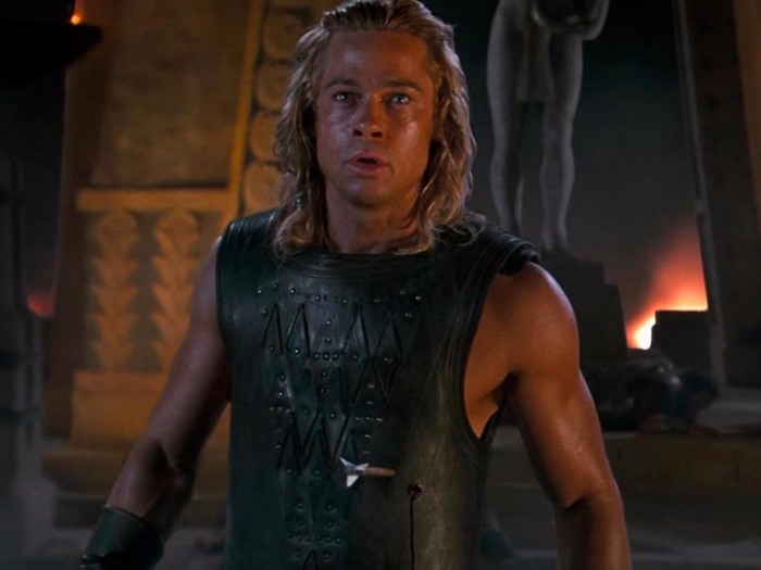The 2004 blockbuster "Troy" would become Pitt