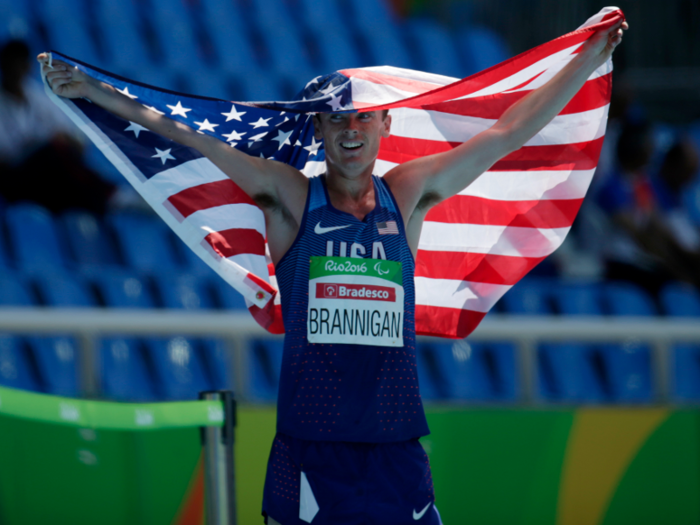 Mikey Brannigan became the first American runner with autism to win a gold medal in the 1,500-meter race.