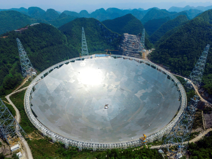 $110 MILLION: The Pingtang telescope was finally turned on in September of 2016, and is now the world