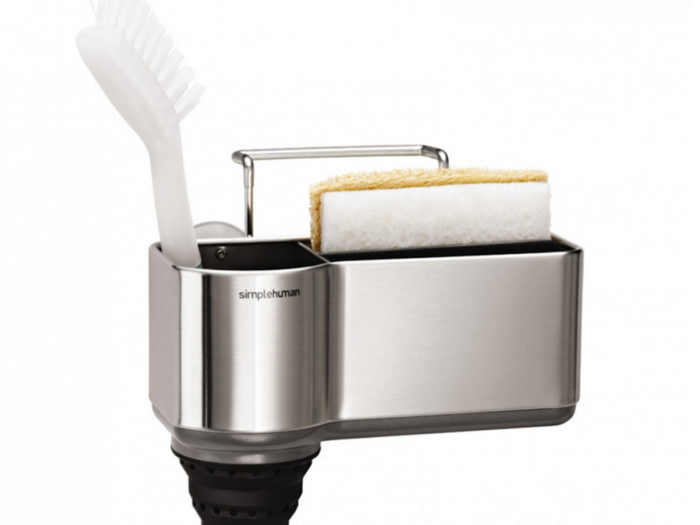 A non-slip sink caddy.