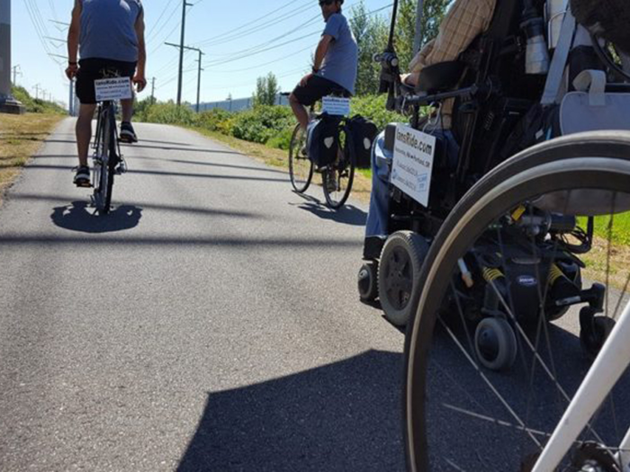 “It turns out that myself and bicycles use much of the same paths and thoroughfares,” he said.