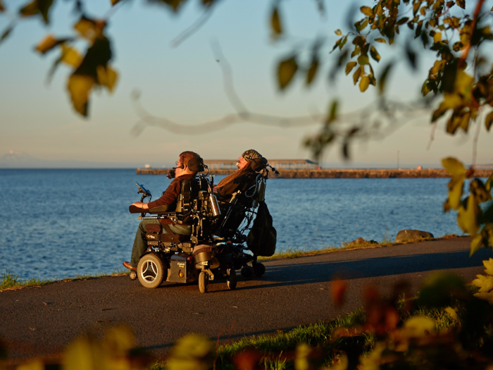 “I really wanted to look at Washington state and see how accessible it was for a chair, as far as long-distance riding goes,” Mackay said.