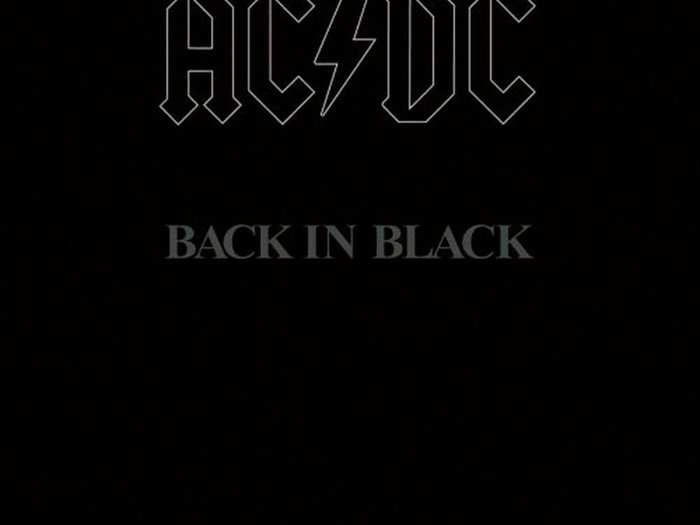 6. AC/DC — "Back In Black"