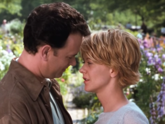 In one of the most enduring modern romantic comedies, Tom Hanks and Meg Ryan fell in love on the world wide web in 1998