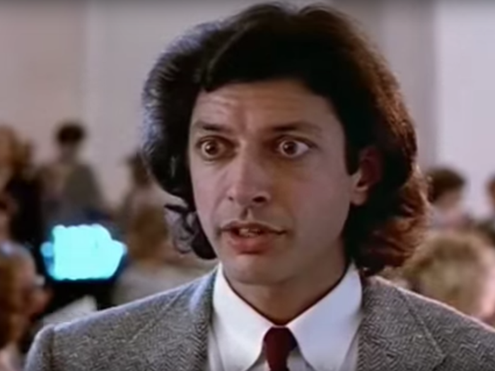 Jeff Goldblum memorably transformed into an insect in the 1986 horror classic "The Fly."