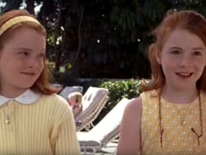 A young Lindsay Lohan made a name for herself playing twins in 1998