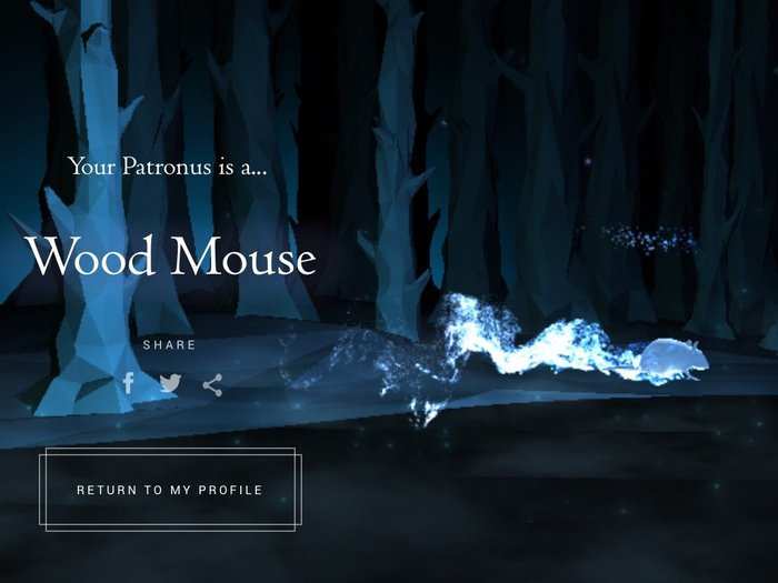 Scary dementor coming your way? How about you fend it off with a wood mouse.