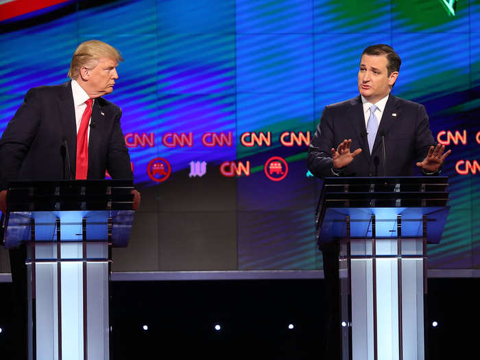 Cruz during a Republican debate: "Donald, please, I know it