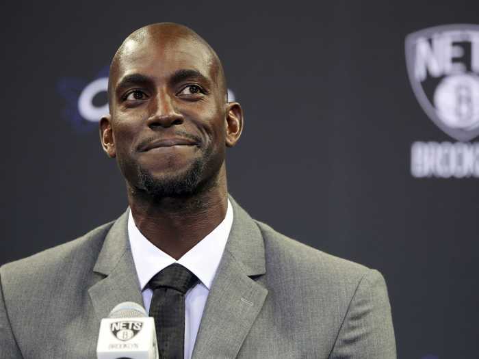After one season on the new contract, Garnett was traded to the Brooklyn Nets in a blockbuster deal that included eight players and three first-round draft picks.