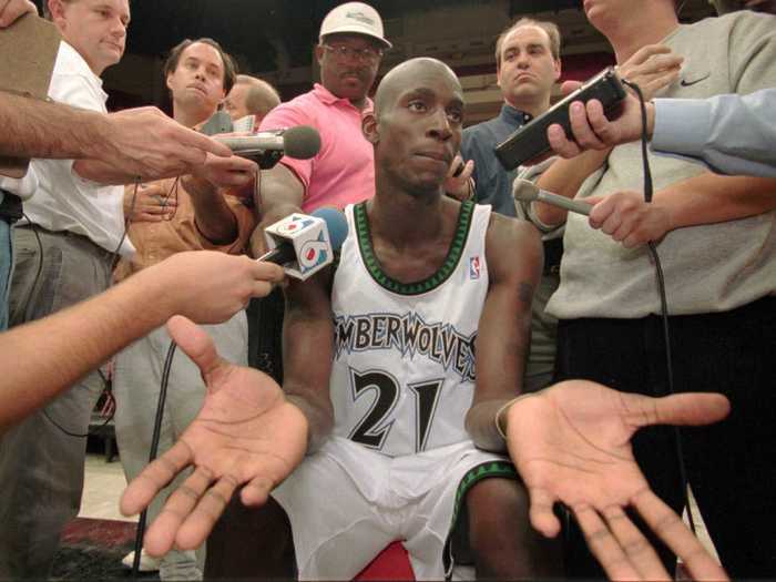 Garnett was incredibly lucky to be drafted in 1995, which came during a brief period in which players were granted free agency after just three years.