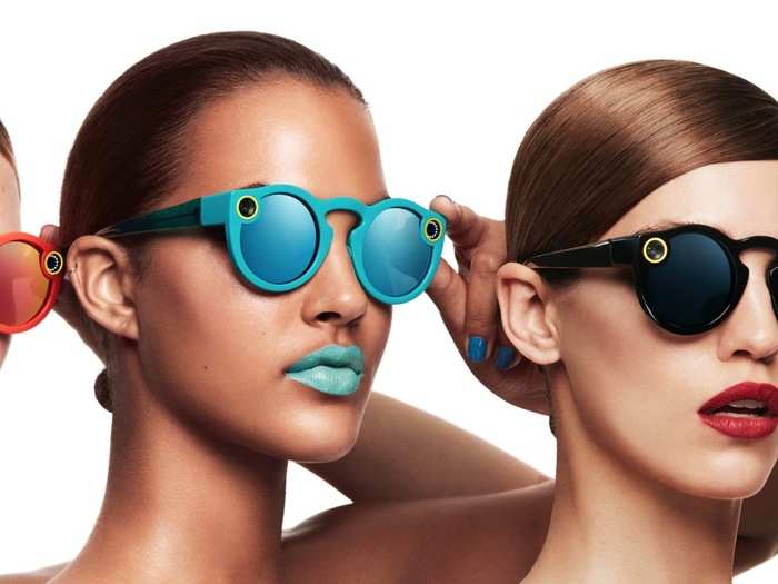 These are the three colors for Spectacles. Matching lipstick not included.