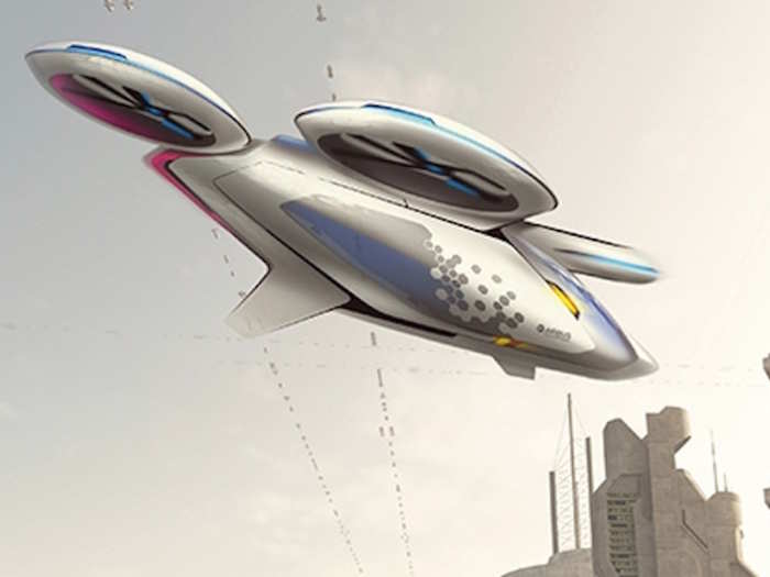 2. Aircraft manufacturer Airbus is designing a flying taxi, dubbed the CityAirbus, that can be hailed on your phone just like an Uber. Forget sitting in congested traffic, hello open skies!