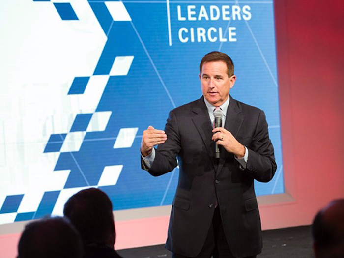 Our first stop was the opening keynote for a special program called Leaders Circle. This is an invitational program for a few hundred Oracle customers, and it