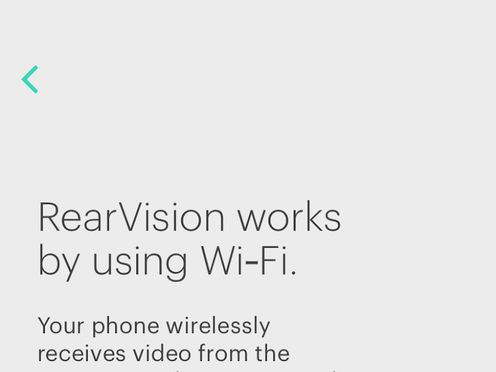 Then, you pair your phone to the RearVision through both Bluetooth and Wi-Fi. It’s pretty easy.