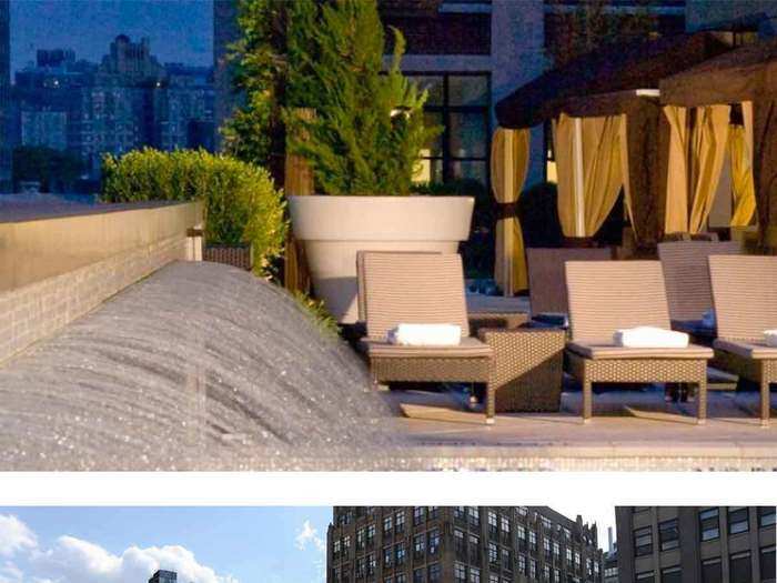 The cleverly (and tightly) cropped image on the Trump SoHo website hides the thin, plain pool and bleak city view that are actually found at the hotel.