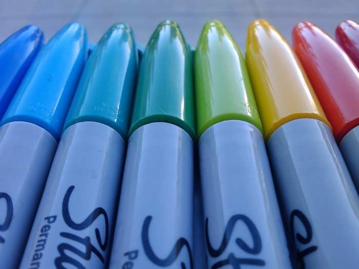 Sharpie marker — The look is sleek and crisp, not to mention iconic. "People say 