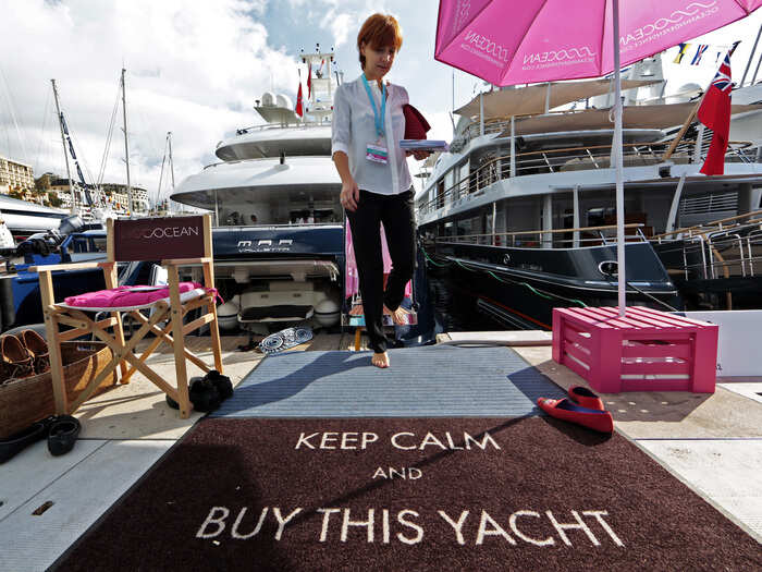 Now onto the Monaco Yacht Show itself. This year, it will have 34,500 people attending. The 125 yachts have a net worth of $3 billion.