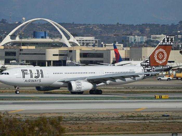 8.Fiji Airways: The recently re-branded Air Pacific is the national airline of Fiji. Its tribal-esque exterior is evocative of the island