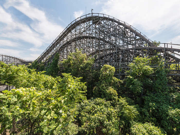 And because it has been isolated for a decade, he said "it is now a very dangerous place to explore [in] some parts, especially the roller coasters."