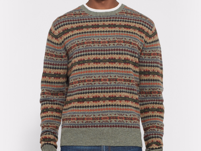 DO: Wear fair isle patterned sweaters