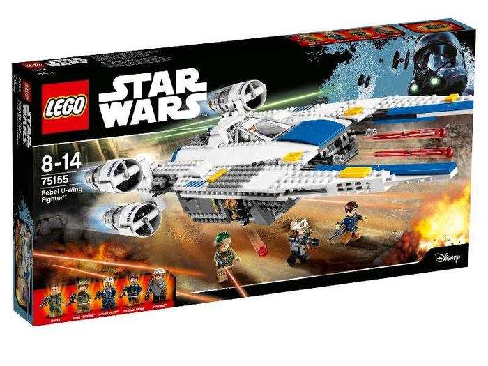 Another new "Star Wars" Lego ship is the rebel U-Wing fighter.