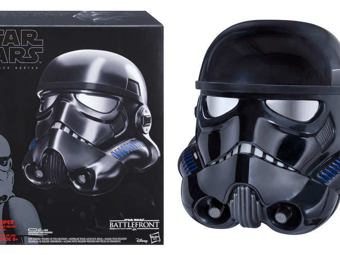 Amazon is the only place where you can pick up a Black Series Shadow Trooper Helmet. The helmet actually alters your voice just so you sound like one of the "Rogue One" characters.