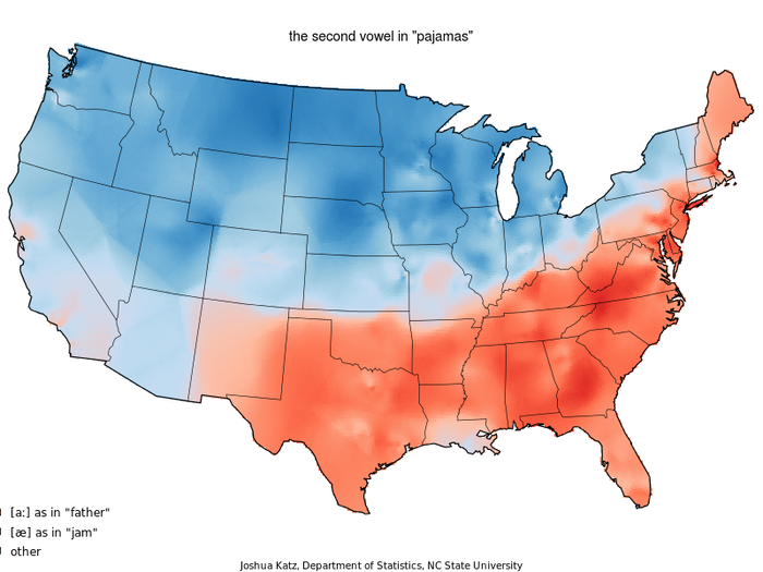 Some of the deepest schisms in America are over the pronunciation of the second syllable of "pajamas."