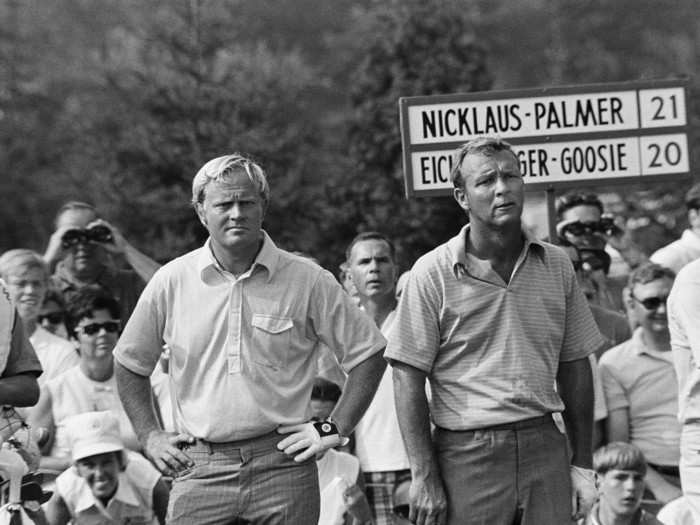 "Jack (Nicklaus) navigates more by brain. I go more by heart. Intellect versus instinct. Jack versus Arnie."