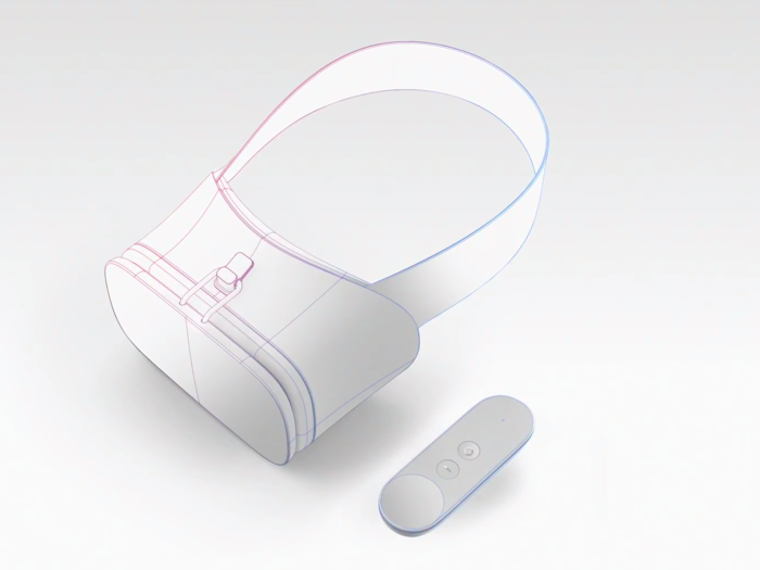 A virtual reality headset that works with Android phones.