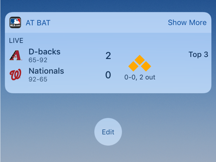 MLB At Bat does the same thing, but just for baseball. The scores also seem to get updated faster and there