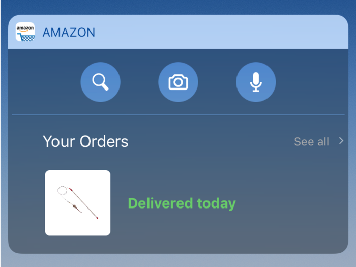 Amazon lets you keep track of what packages are coming your way.