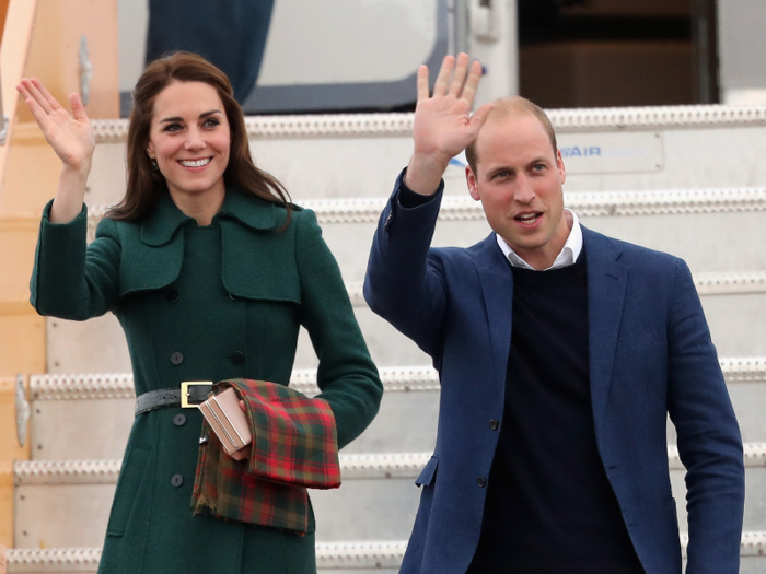 ...the Duke and Duchess of Cambridge looked elegant every time they made an appearance.