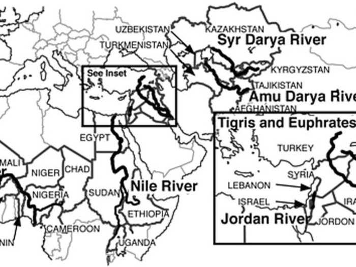 Control of water resources will be a growing source of tension worldwide. For instance, countries may fight for access to five great river systems in the equatorial region known as the Great World Desert.