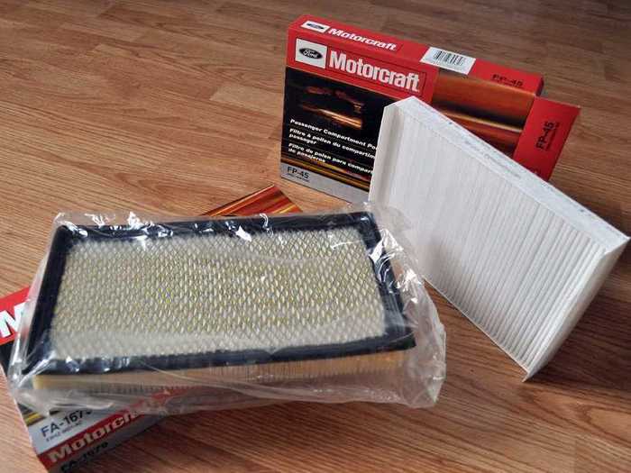 HVAC filter — 1-3 months, depending on the season