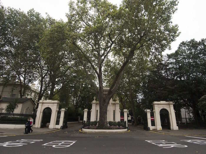 1. Kensington Palace Gardens, London W8 — £38,218,525. Nicknamed "Billionaire