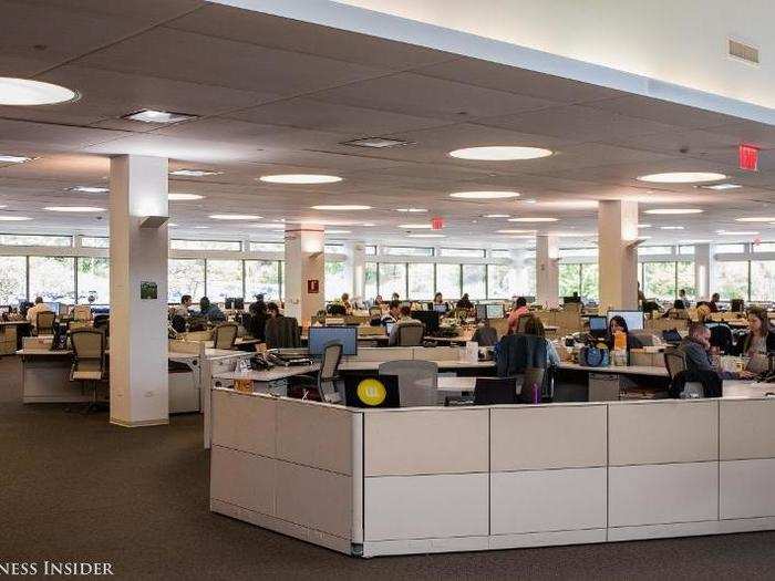 The open office is approximately 100,000 square feet.