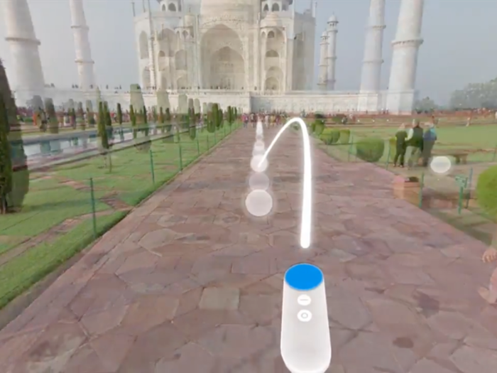 Google Street View in VR will let you go on "curated tours" of 150 real-world locations, like the Taj Mahal.