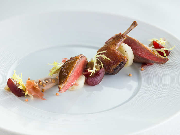 Tudor Room at Great Fosters Hotel, Egham, England – After opening only three years ago, The Tudor Room has received its first Michelin Star, thanks its "passion for simple cookery with intense flavours" for its success.