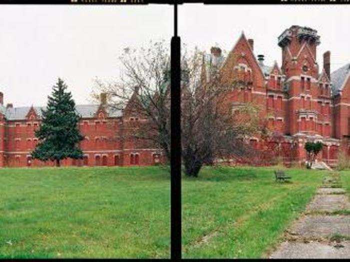 "Danvers State Hospital (pictured below) was a beautiful Victorian Gothic structure, located on top of a hill with sweeping vistas back to Boston," he said. "I remember catching glimpses of it as a child, from the highway below, and when it was demolished, I felt as though I had lost a part of myself."