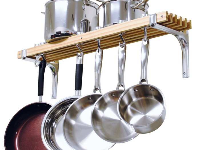 Cooks Standard wall-mount pot rack